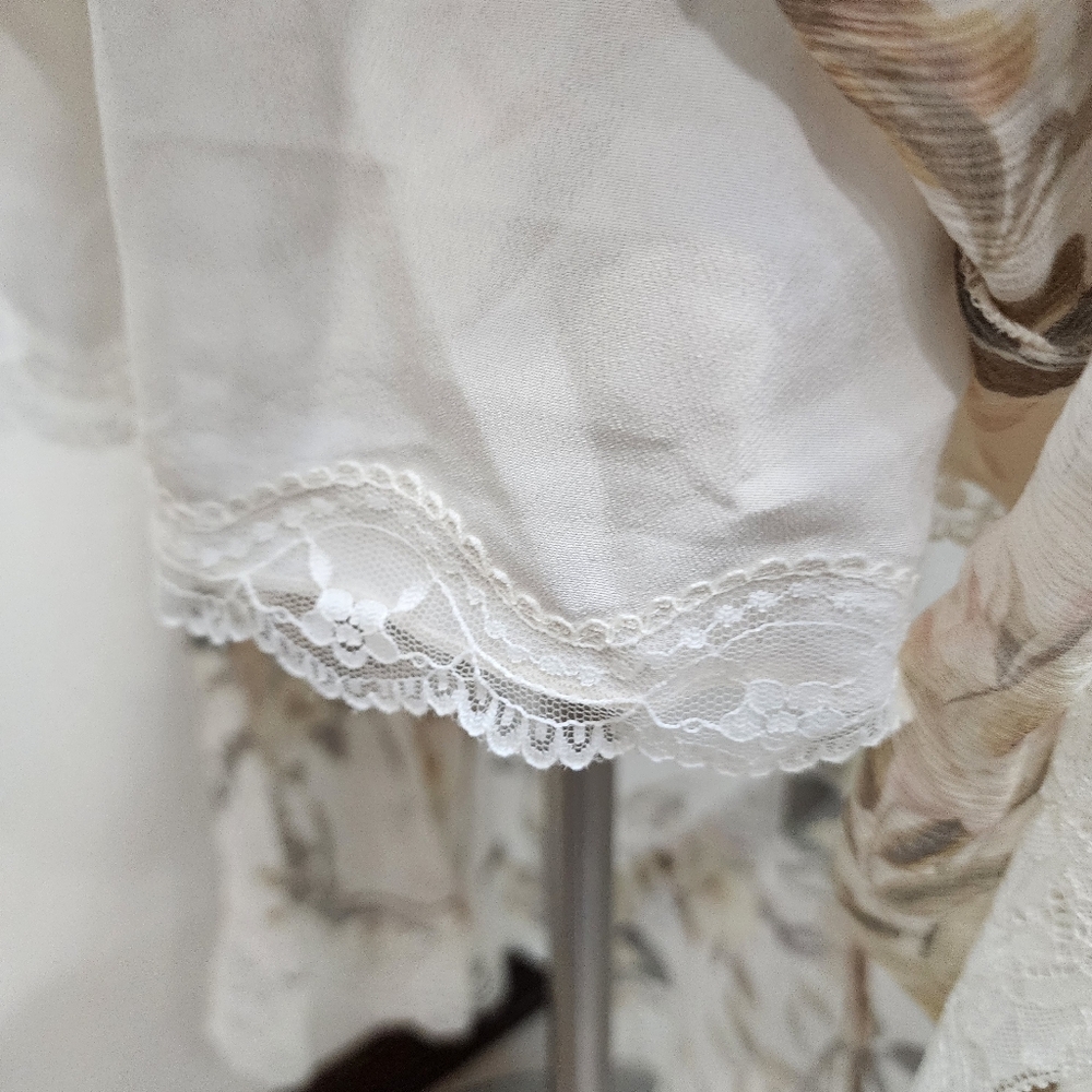 Reiss Emlin Floral Lace Yellow‎ Dress Wedding Garden Party Slip Dress Size 6 - Picture 11 of 11